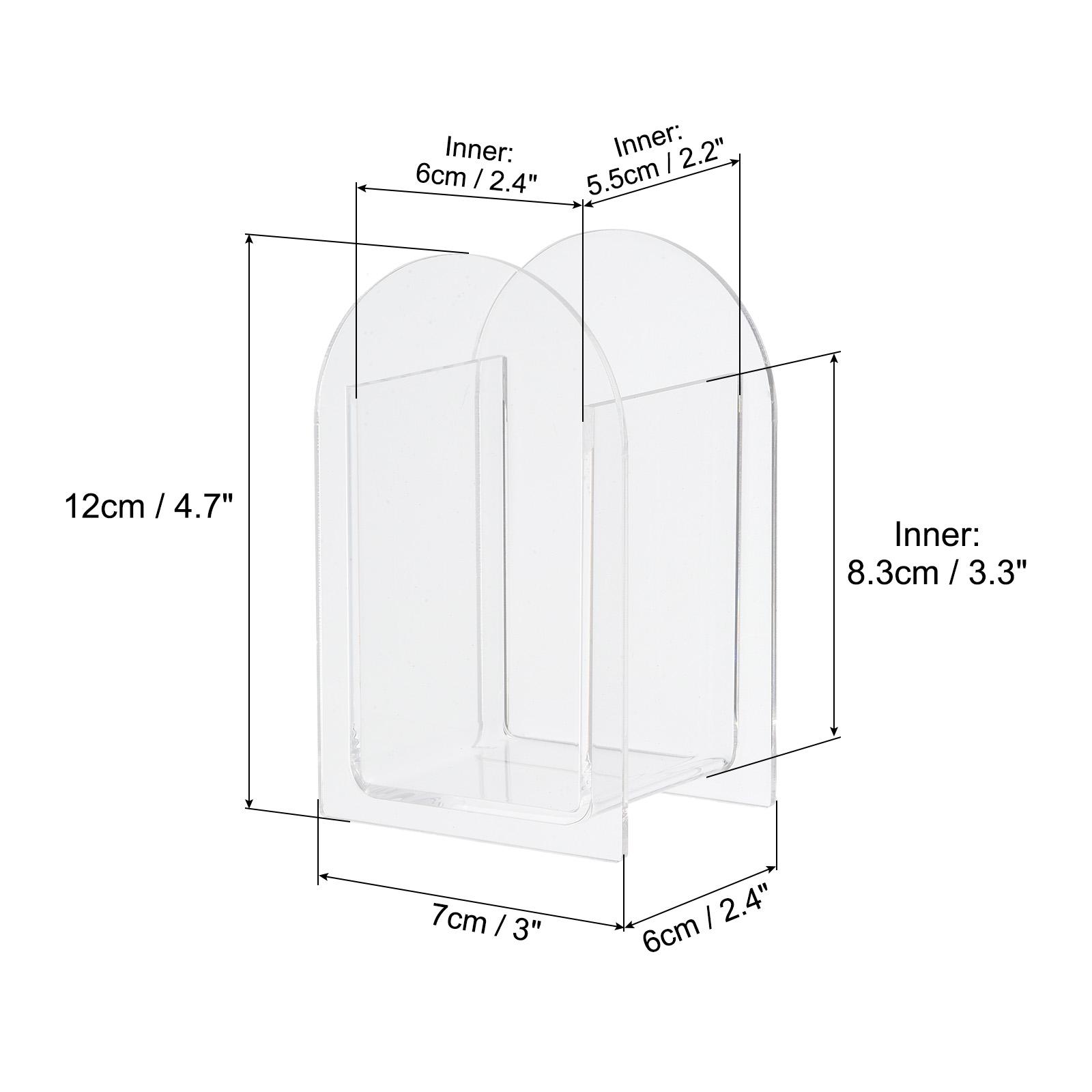 

Acrylic Vase, Arch Acrylic Floral Vase Clear Geometric Plastic Decorative Vase for Table Centerpiece Home Decor прозрачный