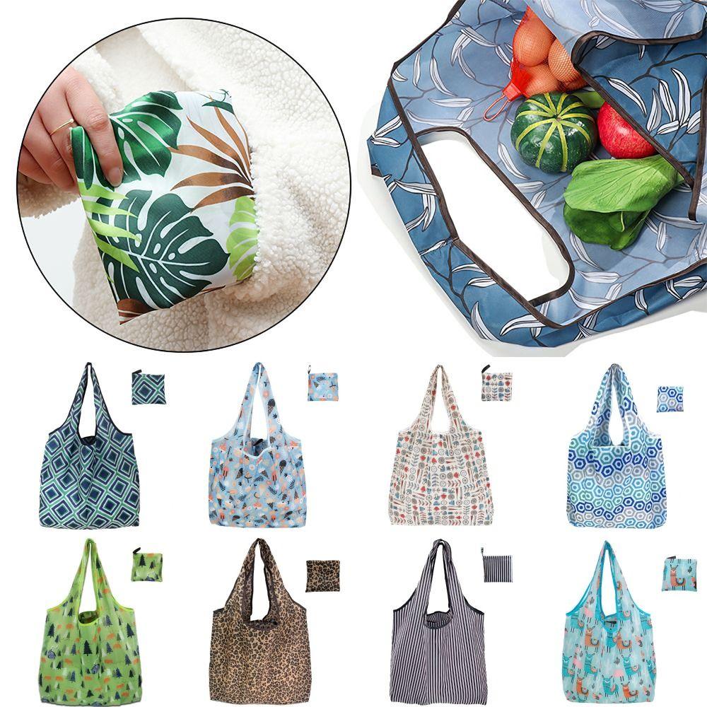 Eco-Friendly Shopping Bag Heavy Duty Tote Pouch Foldable Recycle Bag Groceries