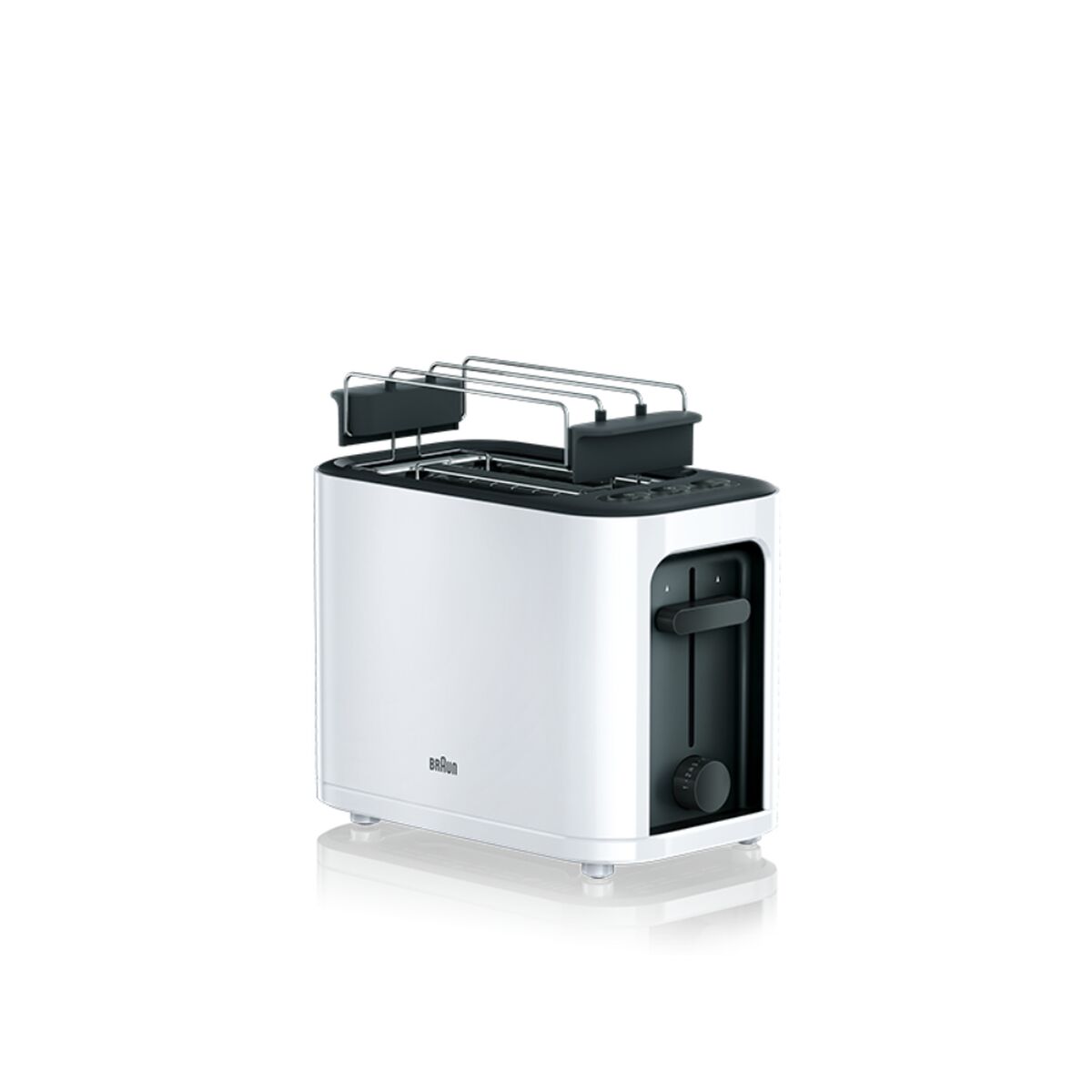 

Тостер Braun HT3000WH Черный Белый 1000 Вт