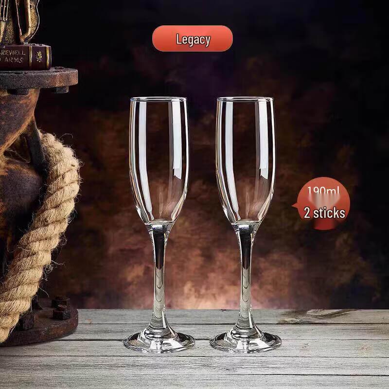 Star European Crystal Champagne Flute Set