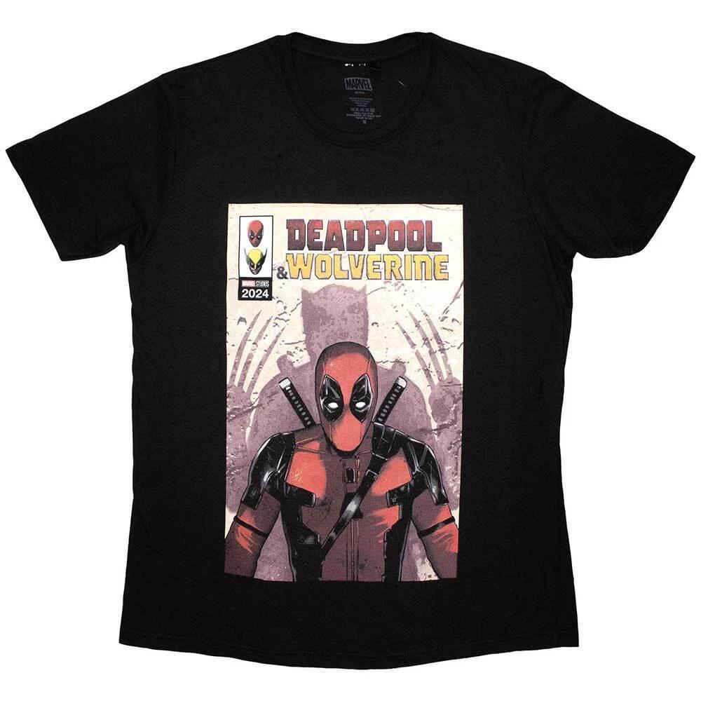 Marvel Comics Unisex T-Shirt: Deadpool  Wolverine Comic Cover (Medium) 2XL