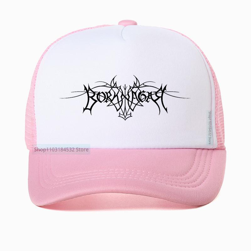 Borknagar Band Mesh Baseball Cap Norwegian Black Metal Dark Metal Men Cool Adjustable Snapback Gorras Adjustable