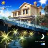Solar Landscape Lights Outside Waterproof Solar Meteor Showers Light Remote Control Dimmable Timing for Garden Patio Yard Decor
