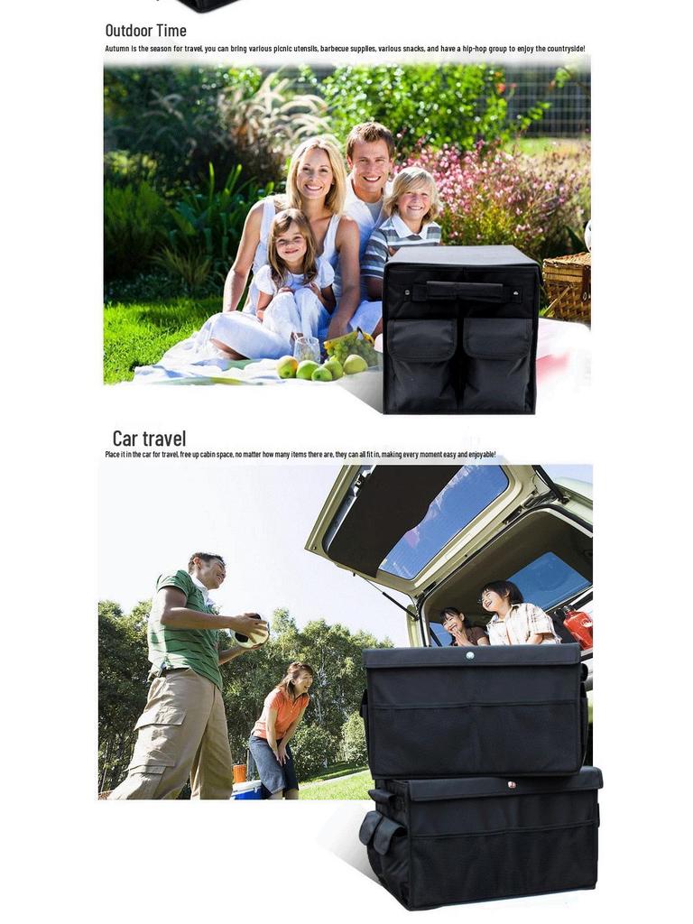 Mitsubishi Thickened Car Trunk Organizer Storage Box