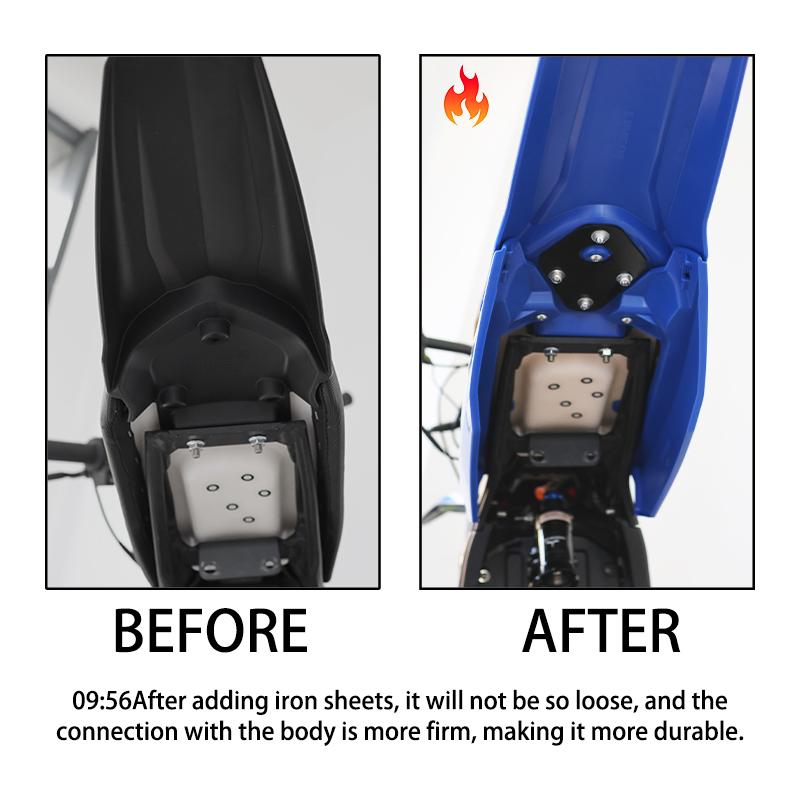 LESQUE Pit Dirt Bike Rear Seat Cushion Fairing Kits Fender Cover Mudguard For TALARIA Sting R MX4 X3 Electric Bikes Scooter