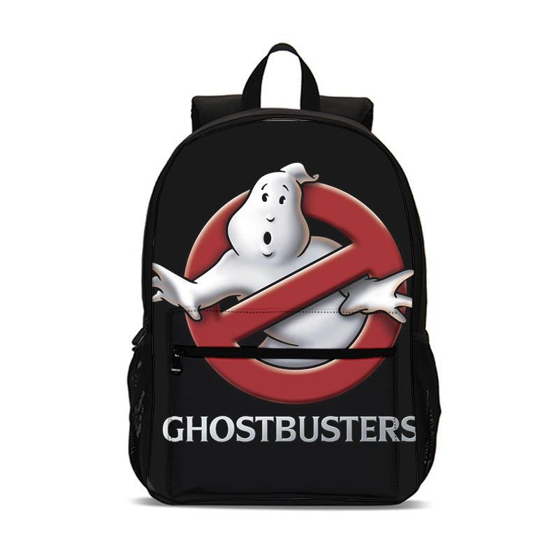 Ghost Busters Bookbag For Students With Nylon Material And Large Capacity For Daily Use