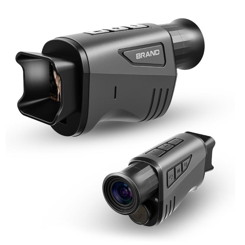 IR-Jagdteleskop mit 1080P-Kamera, 300 m Reichweite, Nachtsicht-Monokular für Outdoor-Erkundung und Überwachung