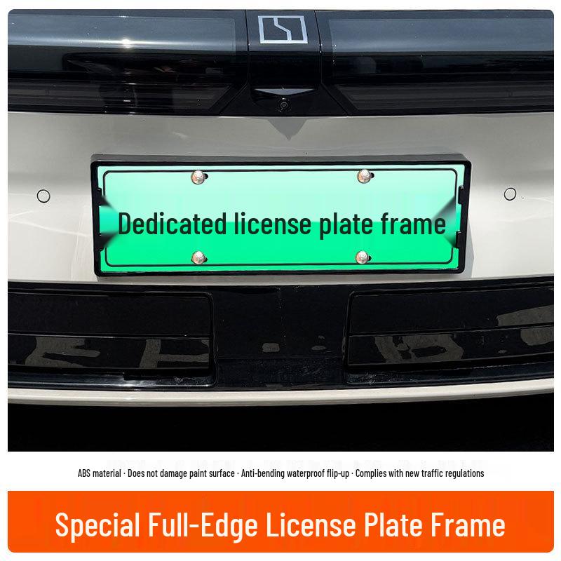 2025 Zeekr 007 GT Nieuwe Energie Groen Kentekenplaathouder