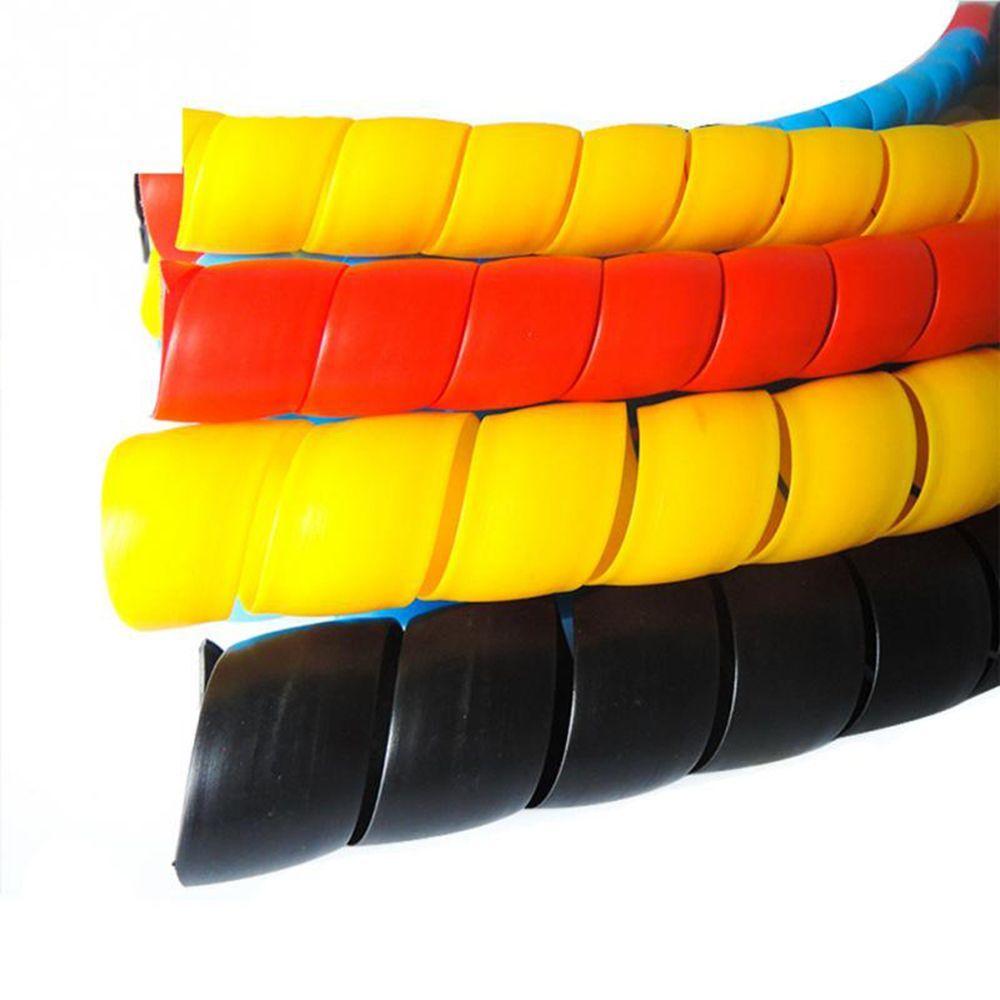 Colorful Wrap Tube Retardant Spiral Wire Cable Sleeves Winding Pipe Casing