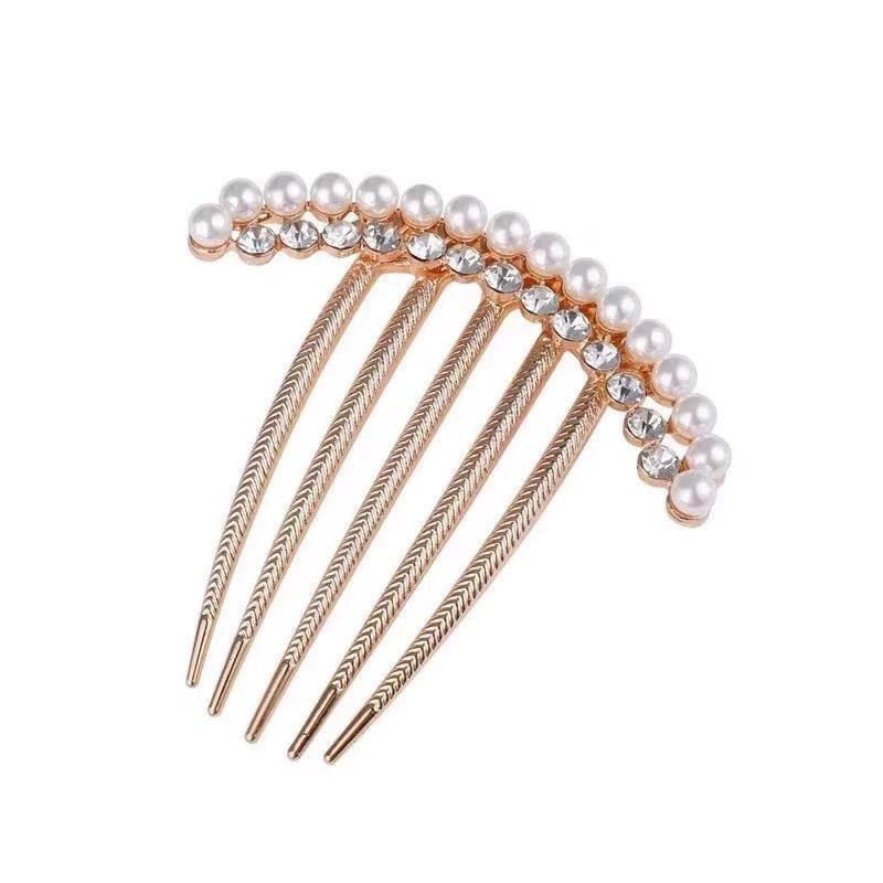 

Advanced Insert Comb Pearl Water Diamond Hair Comb Bridal Hairpin Insert Jewelry Clip Small Hairpin Clip Ancient Style