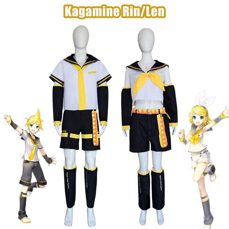 High-quality Kagamine Rin/len Cosplay Costume Outfit For Comic Con And Role Play