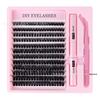 DIY Segmented Cluster Cross Fake Eyelashes - European & American Style