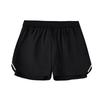 Li Ning Sports Shorts Women's Classic Black Women's Fit Thin Mock Two Piece DACH233-2