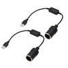 Fast Charge USB Car Cigarette Lighter Universal Car Cigarette Lighter Socket 12V for Driving Recorders Electronic Dogs