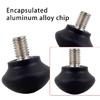 NonSlip Tripods Feet Spikes Rubber and Stainless Steel Fit All 3/8" Thread Tripods Monopods