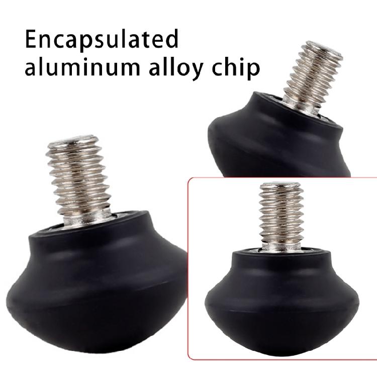 NonSlip Tripods Feet Spikes Rubber and Stainless Steel Fit All 3/8" Thread Tripods Monopods