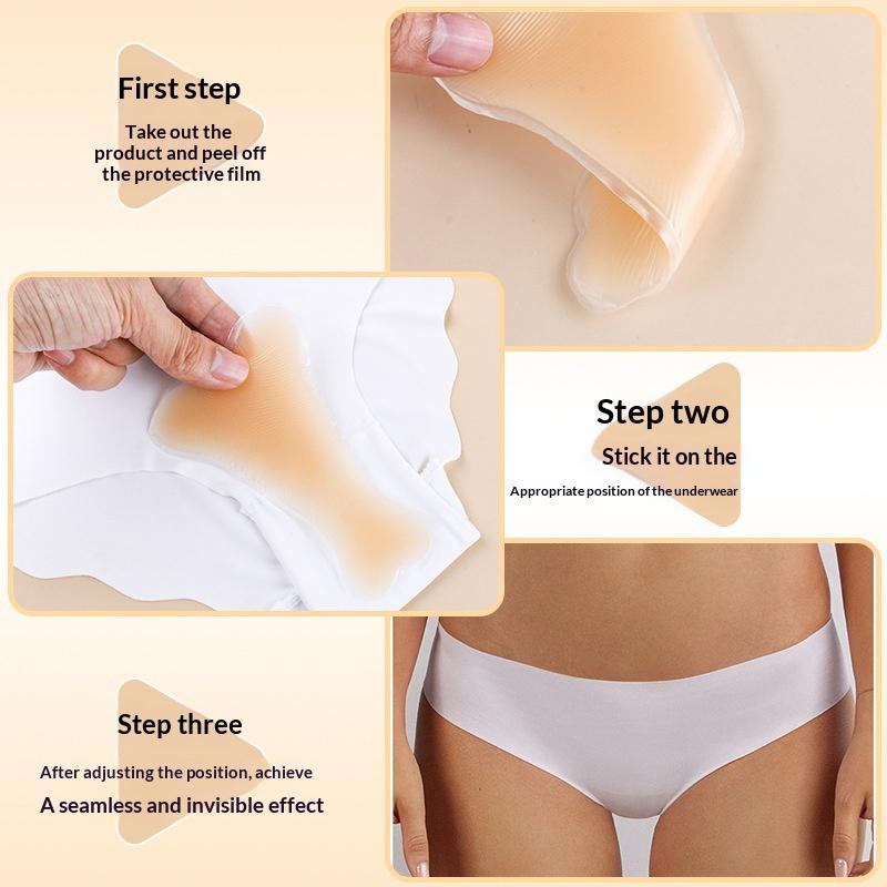 1 Stück Camouflage-Höschen Silikon Wiederverwendbar Für Badeanzug Unterwäsche Kamelzehen Leggings Sichtschutz Haftfähigkeit Unsichtbar Selbstklebend