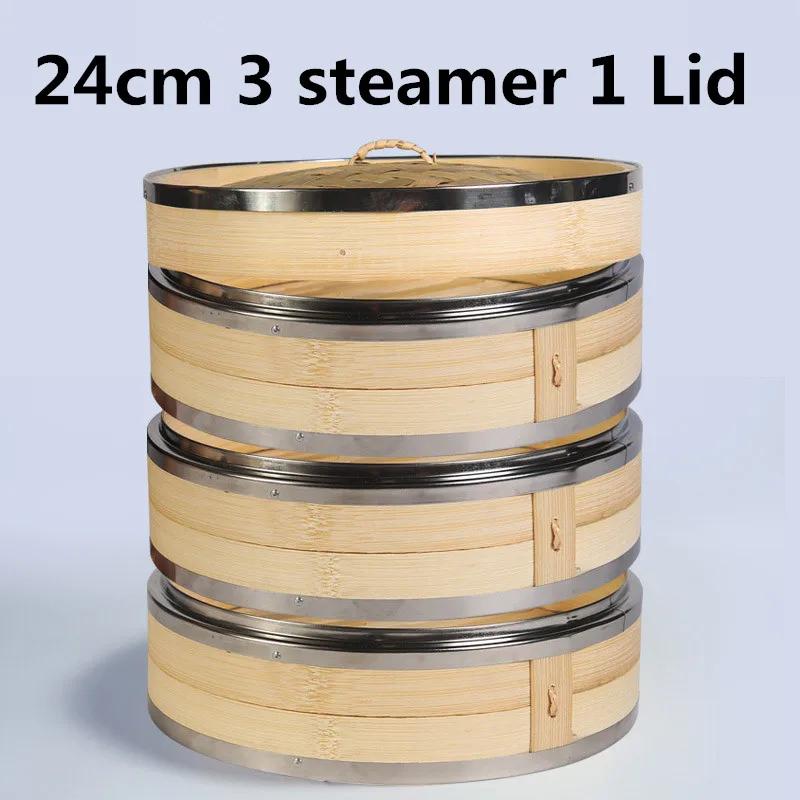 Cooking Bamboo Steamer Fish Rice Snack Basket Kitchen Cookware Fish Rice Dim Sum Basket Rice Pasta Cooker Food Steamed Stuffed