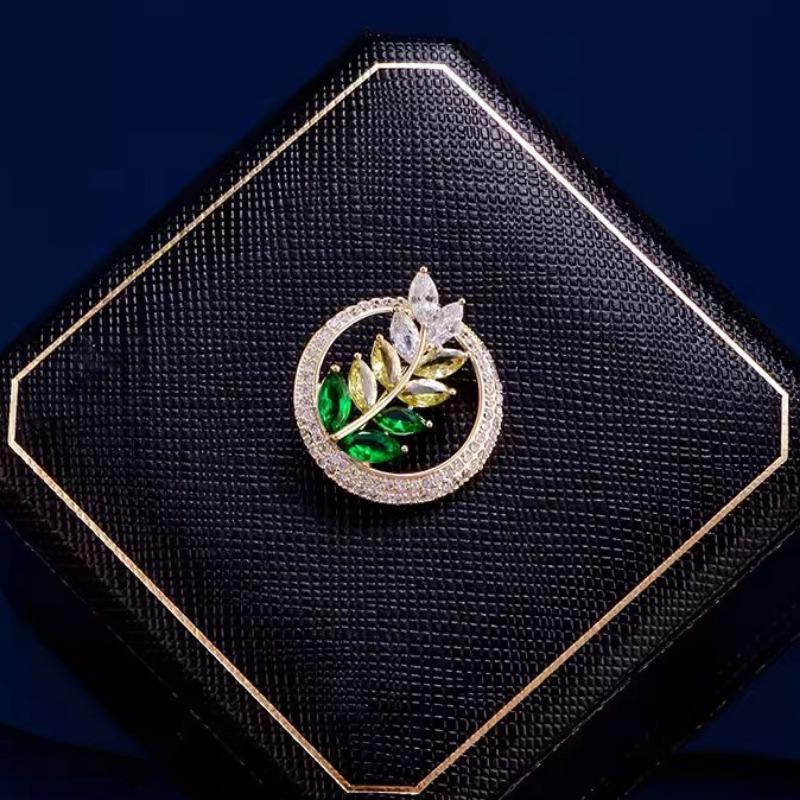 Wheat Ear Brooch, Personalized Pin, Collar Pin, Anti-glare Buckle for Fixing Clothes and Accessories