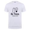 Sei dieses Salz und Licht Christlich Matthäus 51316 T-Shirt Mann Frau Hip Hop Kurzarm Rundhals Baumwolle Lustiges T-Shirt Tshirt