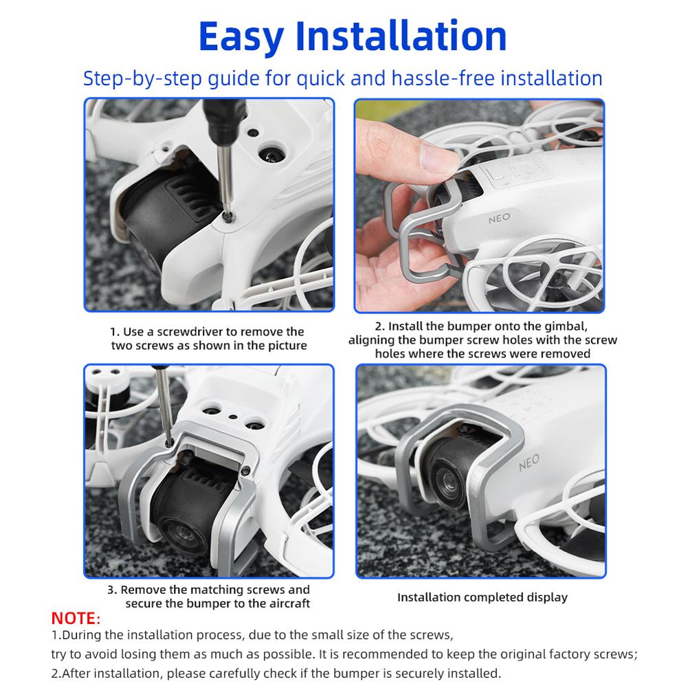 Anti-Collision Bumper Guards Protect Bar  for DJI Neo Drone Accessories Gimbal Bumper Protector Camera Lens Protector