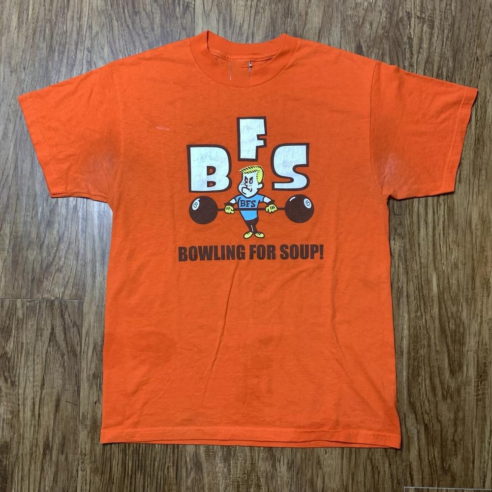 Bowling For Soup Rock Band Orange Cotton T Shirt  Unisex T-Shirt XL