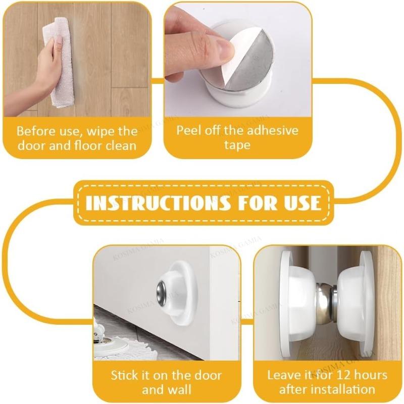 Universal Magnetic Door Catch Door Retainer RV Door Stop Latch for Camper Van Motorhome Caravan Boat Trailer Door Holder