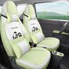 Panda Mini Cartoon Car Seat Cover, Full Wrap, Cute Leather for All Seasons