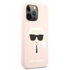 Karl Lagerfeld Klhcp13Lslkhlp Iphone 13Pro / 13 6,1 Jasnoróżowy/Light Pink Hardcase Silicone Karl`s Head