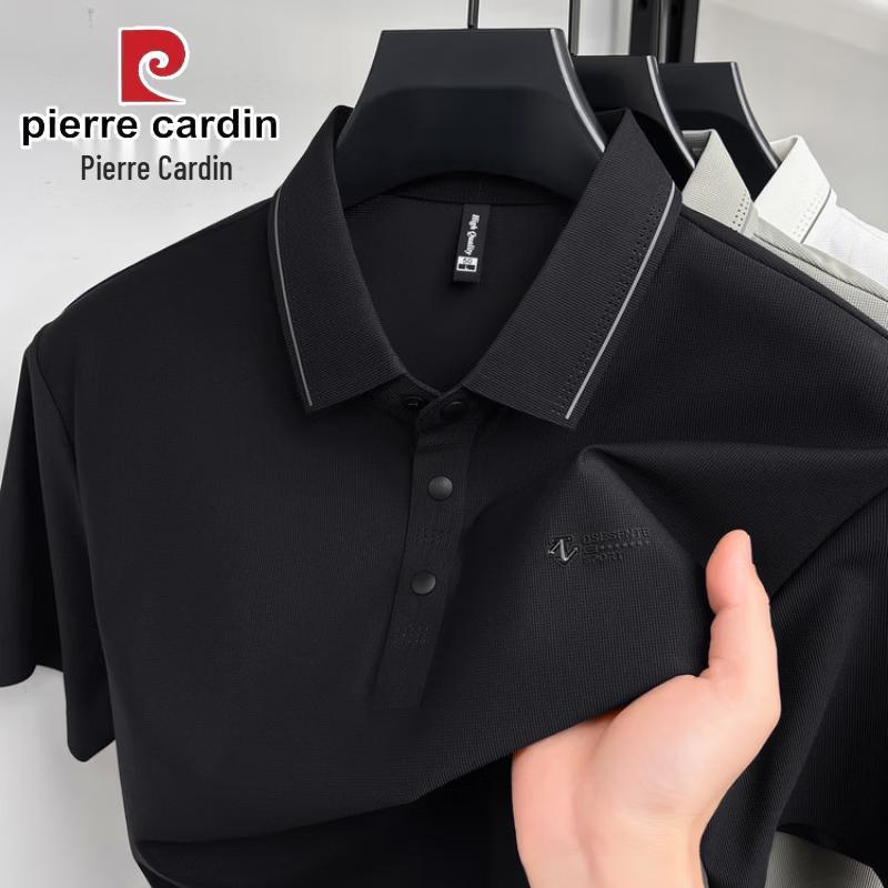 

Мужская бесшовная рубашка-поло из ледяного шелка Pierre Cardin L