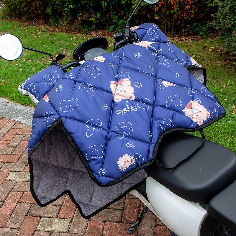 Thickened Waterproof Windshield Cover for Electric Vehicles, Tricycles & Motorcycles - Winter-Proof & Insulated