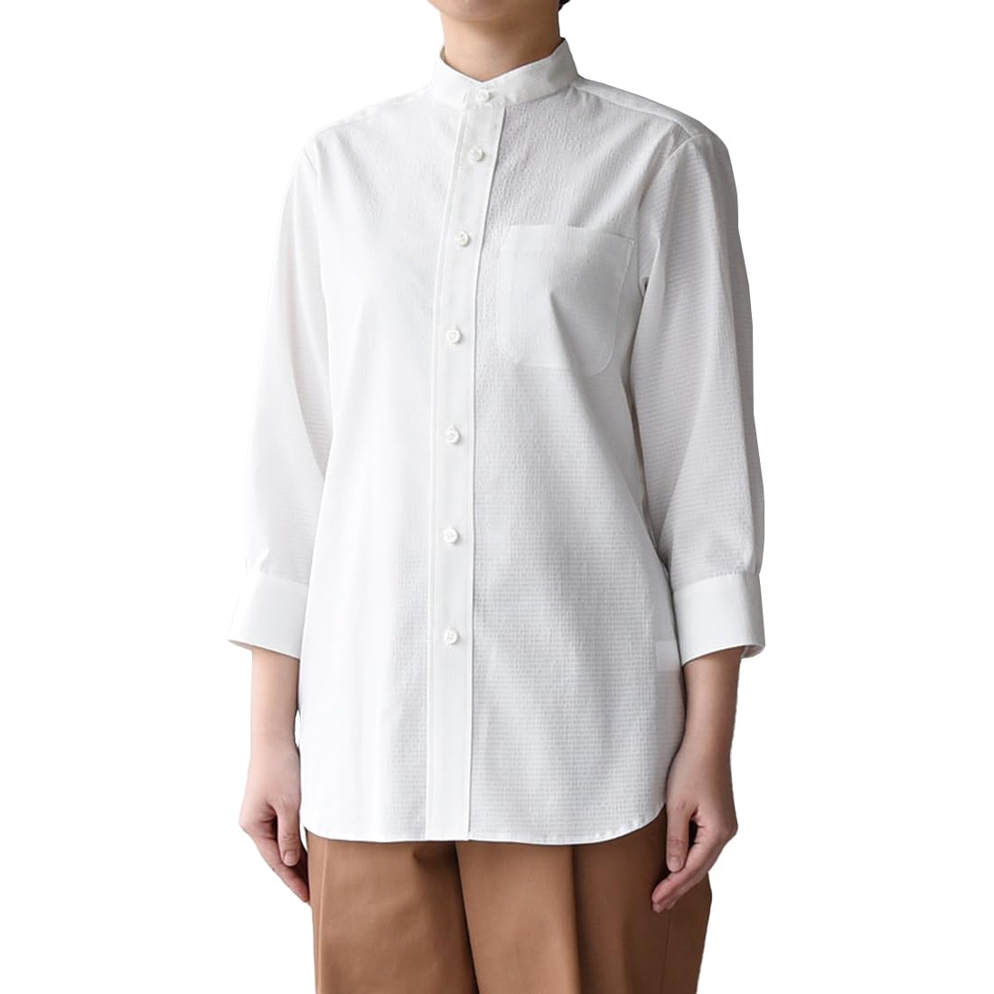 

Seven Uniform CH4467-0 Shirt (3/4 Length), White, LL