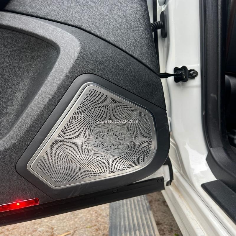 For GWM Haval H9 2017- Interior steel Car A-pillar Rear Row High Pitch Stereo 4 Door loundSpeaker speaker horn Cover Sticker