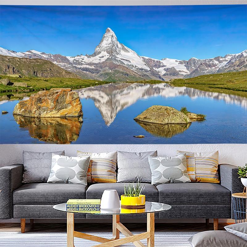 Landscape Photography Tapestry Collectors Edition Mount Everest Print for Nature Lovers Gallery Wall Decor