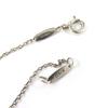 Great TIFFANY&Co. Necklace Double Open Heart Pendant Silver 925 Women Used