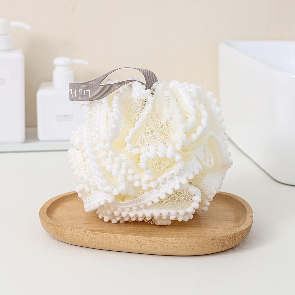 Foaming Ball Bath Rub Back Foaming Dense Bath Ball белый