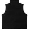 Vans Stand Collar Solid Color Zipper Sleeveless Down Vest Women Vest VN000QSBBLK