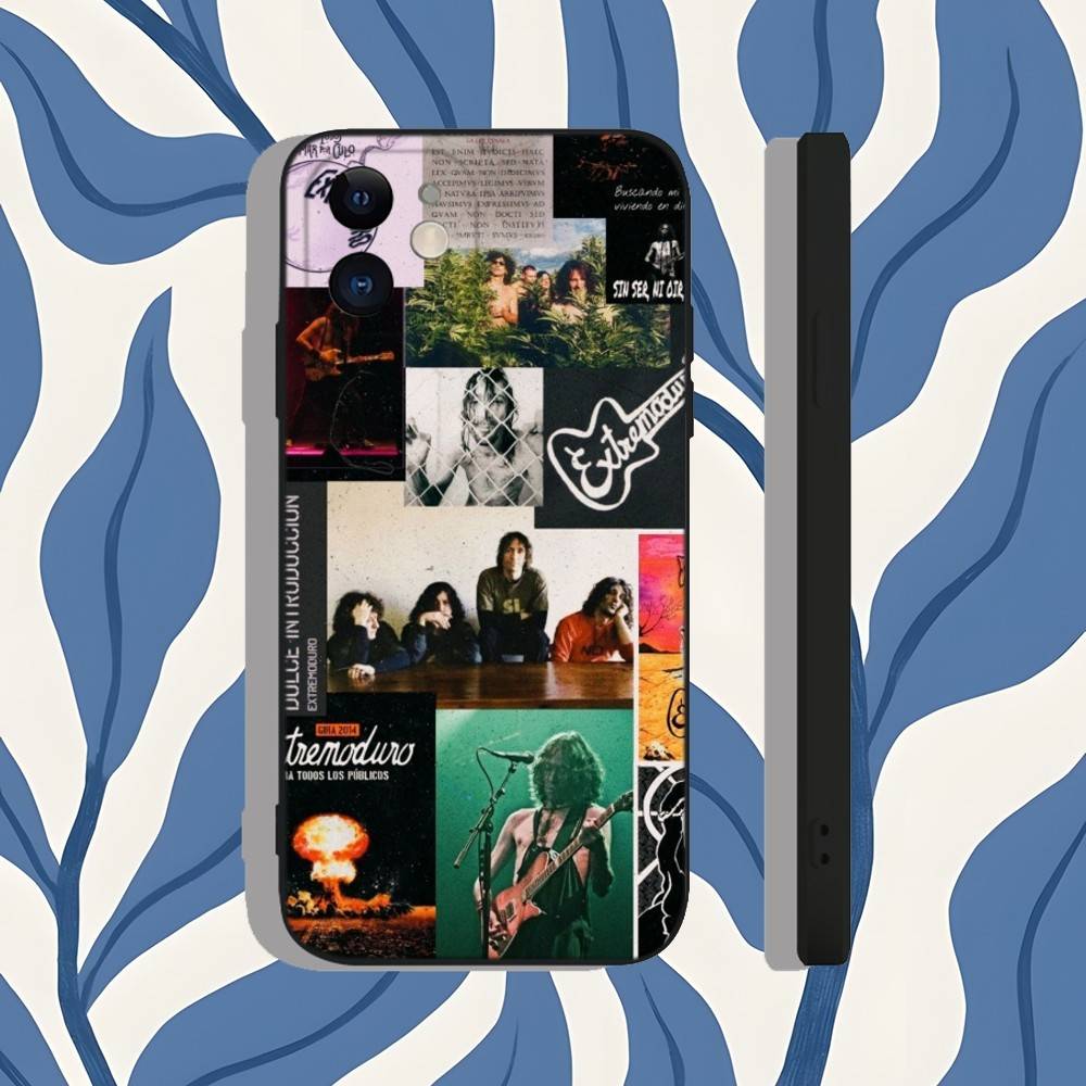 

Band E-Extremoduro Canciones Phone Case For iPhone 17,16,15,14,13,12,11,X,XS,8,7,Pro,Max,Plus,E,SE4,Air,Mini Black Funda Shell iPhone13