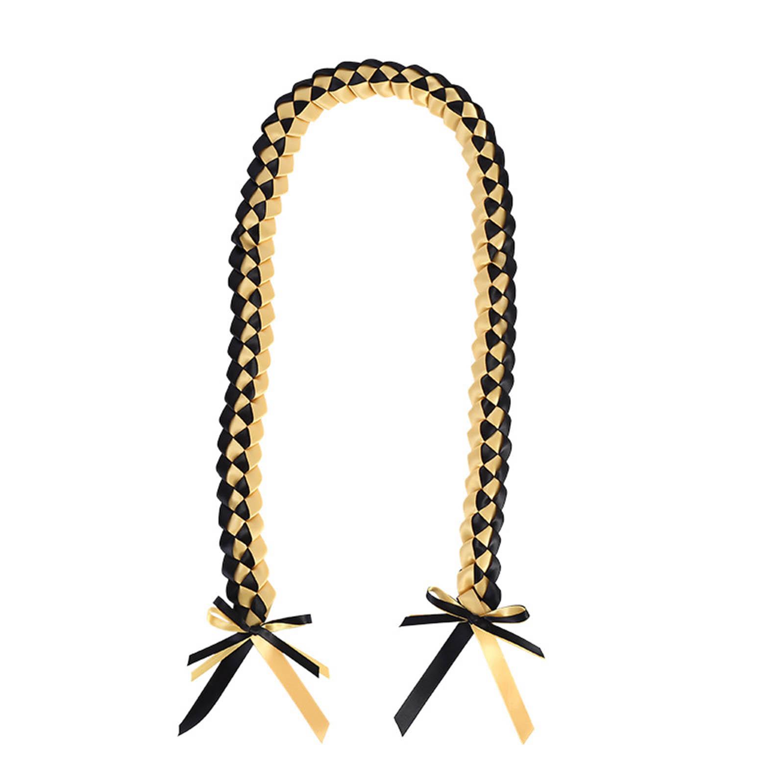 

Стильная лента для выпускного лей, ручная работа, плетеное ожерелье, почетный шнур, принадлежности для выпускного вечера в старшей школе, колледже 1