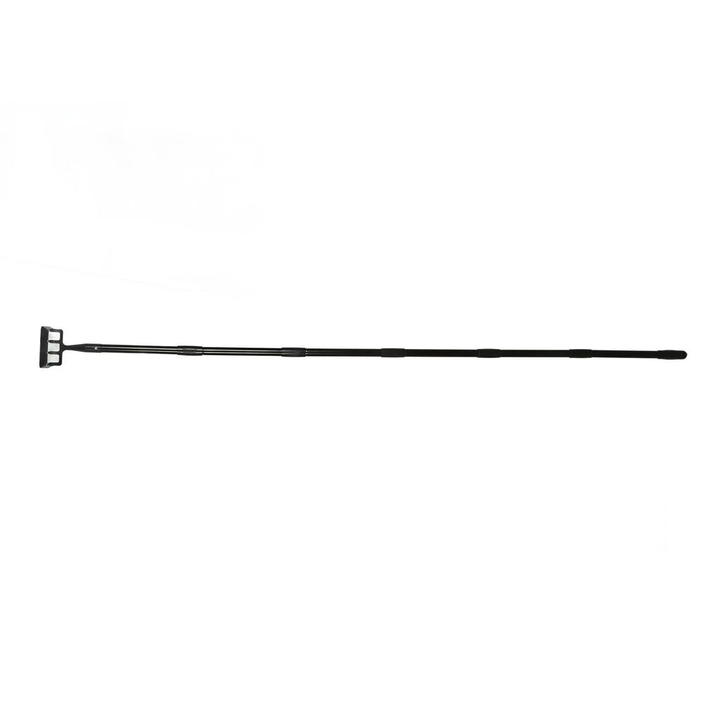 Weeding Rake Adjustable Length Stainless Steel Ergonomic Handle Hand Rake Garden Tool for