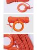 Orange Reflective Water Rescue Safety Rope - Buoyant, Floating Emergency Safety Rope