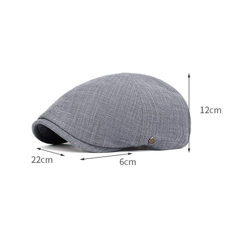 Cap Men's Spring Summer British Beret Sunscreen Sun Hat Forward Hat Newsboy Hat