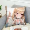 My D-Dress-Up DarlingS Pillow Case For Car Sofa Decorative Home Double-sided Print Plush Square Throw Pillow Cushion Cover