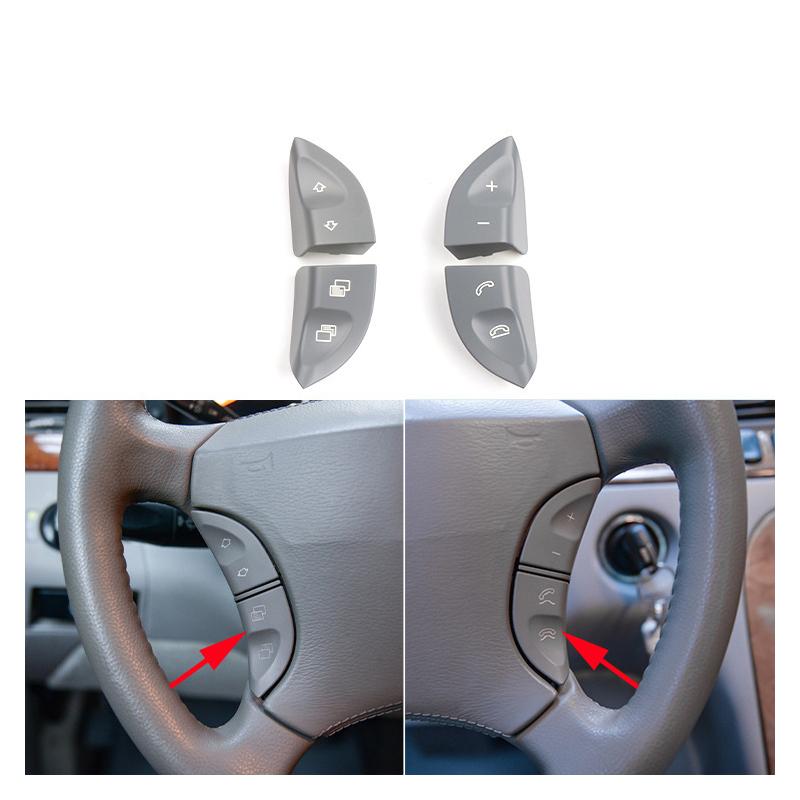 For Mercedes-Benz S CL Class W220 W215 Multi-function Switch Buttons Car Steering Wheel Switch Control Buttons Cover  2208210679
