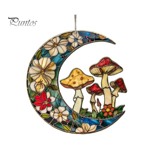 

Акрилові сонця ловець 2D квіти гриб висяча прикраса книголюб подарунок кольоровий сонця для домашнього декору вікна подарунок на новосілля 30cm B