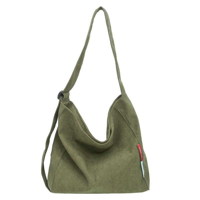 Crossbody Bag Women's Large Capacity Canvas Bag Student Class Commuter Shoulder Bag