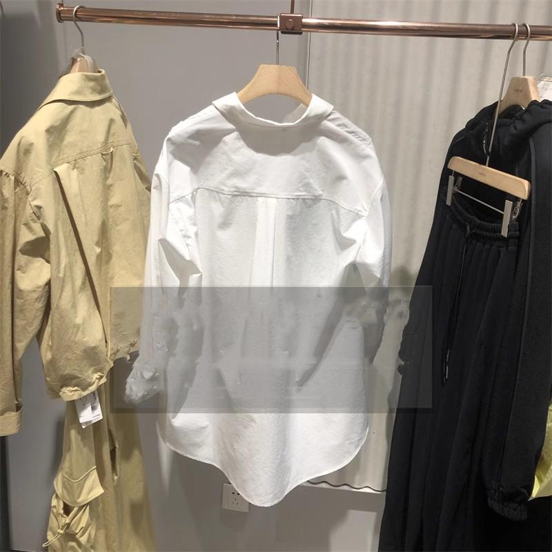 New Women's 2025 Spring and Autumn Spliced POLO Collar Button Fashion National Shirt Design Lace Long Sleeve Top