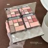Gege Bear Seven-Color Eyeshadow Palette: Matte, Pearlescent, and Glitter Finishes
