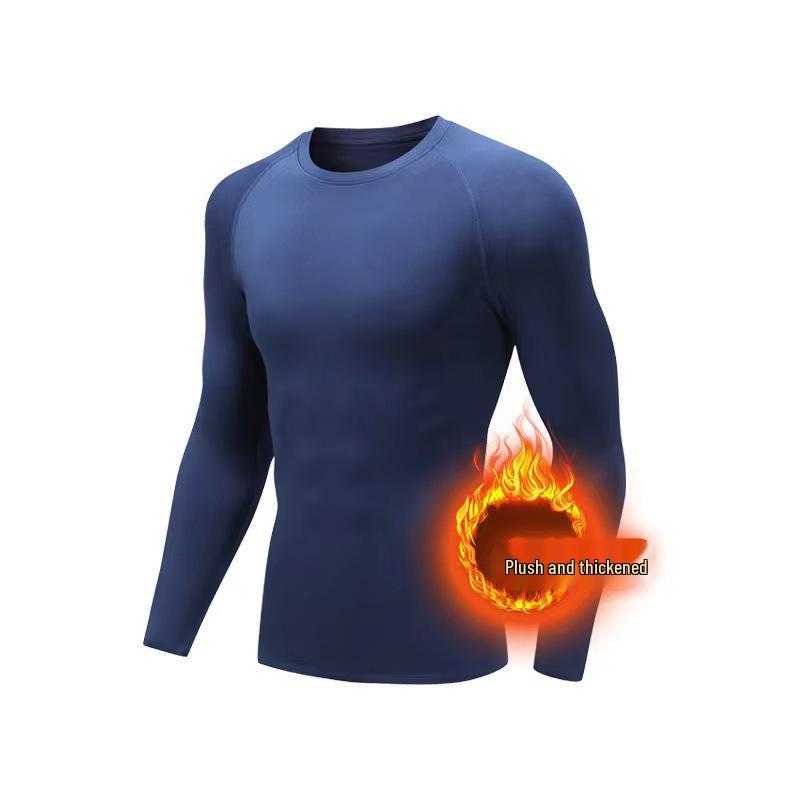 Men's Fleece-Lined Winter Thermal Quick-Dry Sports Base Layer Set