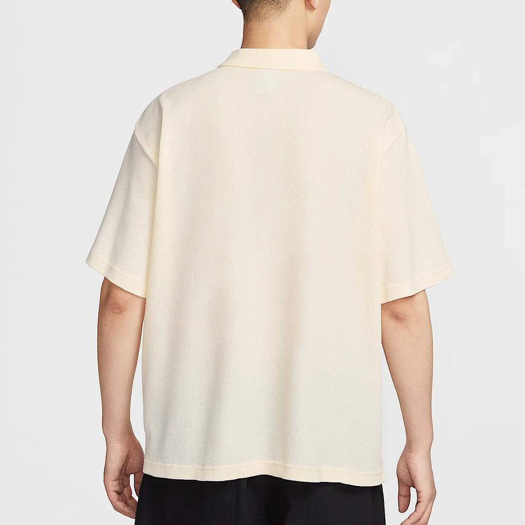 Nike Club Oversized Fashionable Versatile Short Sleeve T-Shirt Men Tops Light-Ivory IF0377110